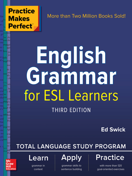 Title details for English Grammar for ESL Learners by Ed Swick - Wait list